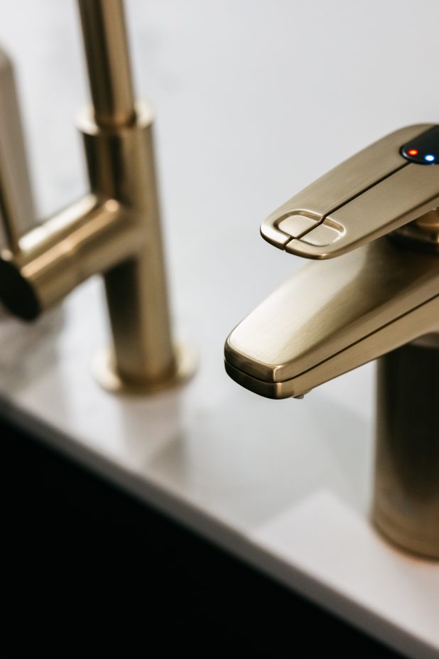 gold basin mixer